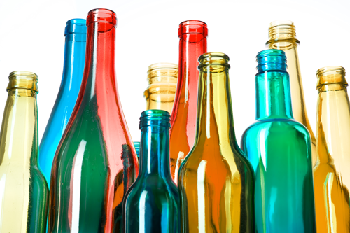 Μπορώ να ανακυκλώσω τα χρωματιστά γυάλινα μπουκάλια;